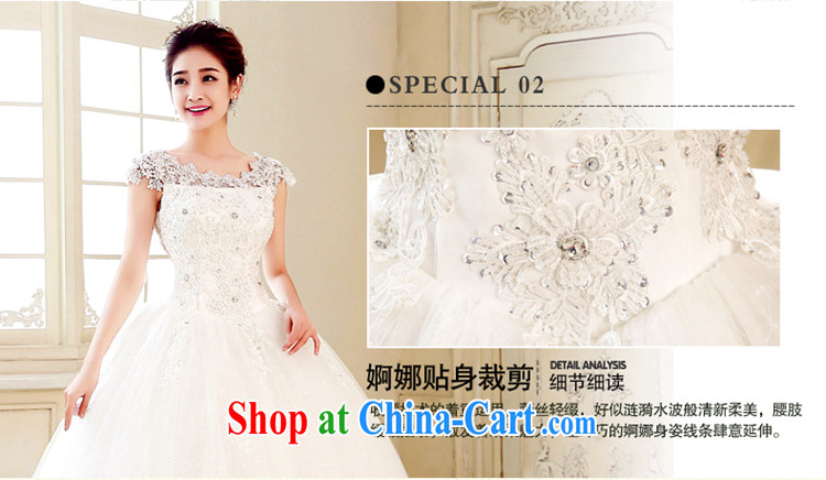 Time Syria, Japan, and South Korea wedding dresses 2015 spring and summer new marriages shoulders retro round-collar lace field shoulder wedding white XXL pictures, price, brand platters! Elections are good character, the national distribution, so why buy now enjoy more preferential! Health