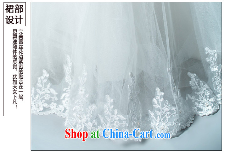 A yarn 2014 new wedding dresses Princess Mary Magdalene chest shaggy dress with wedding 20140383 white white M code in stock 160/84 A pictures, price, brand platters! Elections are good character, the national distribution, so why buy now enjoy more preferential! Health
