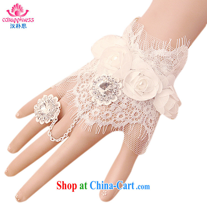 Han Park _cchappiness_ retro jewelry accessories white lace roses Wrist-hand link