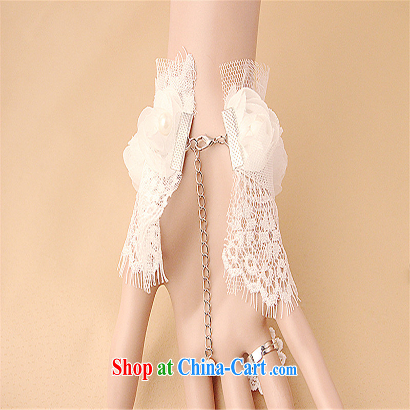 Han Park (cchappiness) retro jewelry accessories white lace roses Wrist-hand link, in the Han and Park (cchappiness), shopping on the Internet