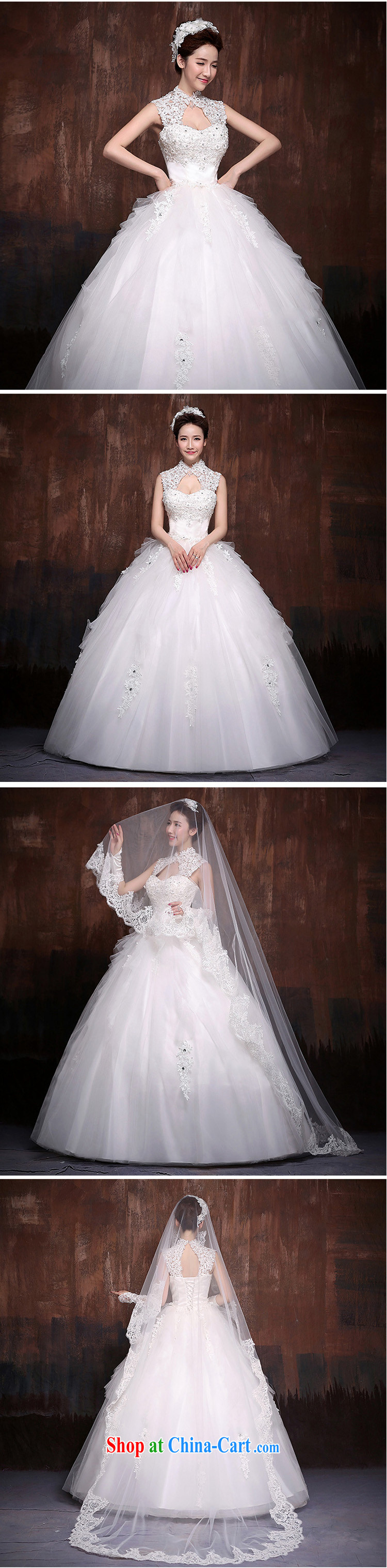 Her spirit wedding dresses new 2015 modern Korean brides field shoulder back exposed lace straps with white XXL pictures, price, brand platters! Elections are good character, the national distribution, so why buy now enjoy more preferential! Health