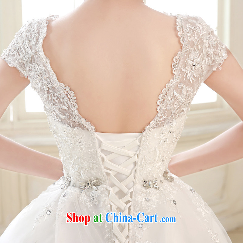 Syria Time pregnant women wedding dresses high-waist new 2015 spring and summer brides and align the code double-shoulder thick mm video thin, Japan, and South Korea wedding white L, time, and shopping on the Internet