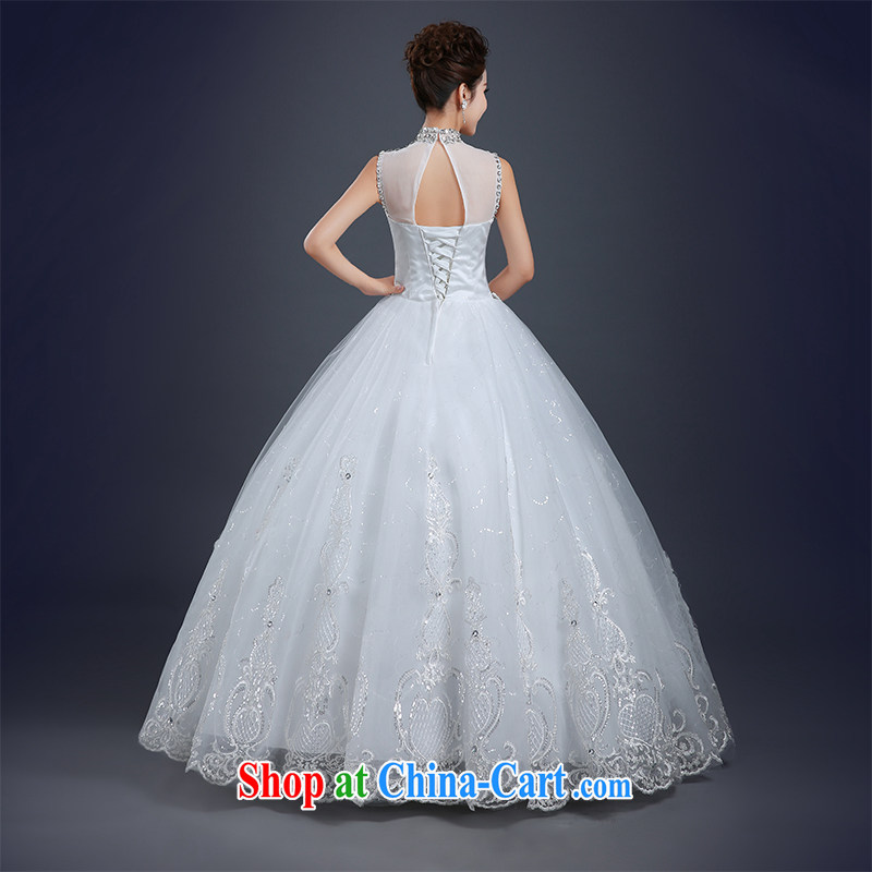 Ting Beverly wedding dresses spring 2015 new stylish marriages wedding summer Korean code with a sleeveless bridal wedding wood drill lace wedding white XXL Ting, Beverly (tingbeier), online shopping