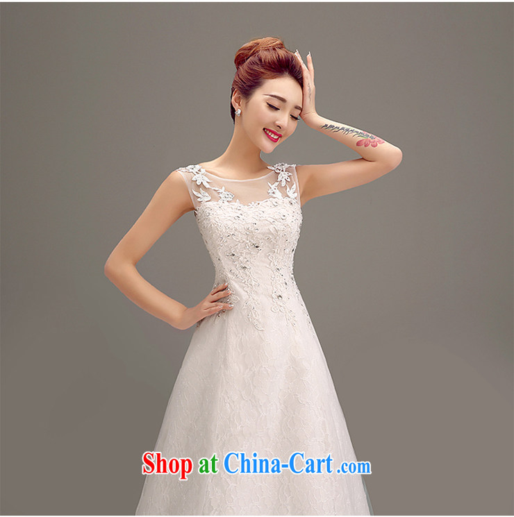 wedding dresses new 2015 Korean Princess lace-tail the code graphics thin with shoulders wedding toast serving summer wedding pleasant brides with L, pictures, price, brand platters! Elections are good character, the national distribution, so why buy now enjoy more preferential! Health