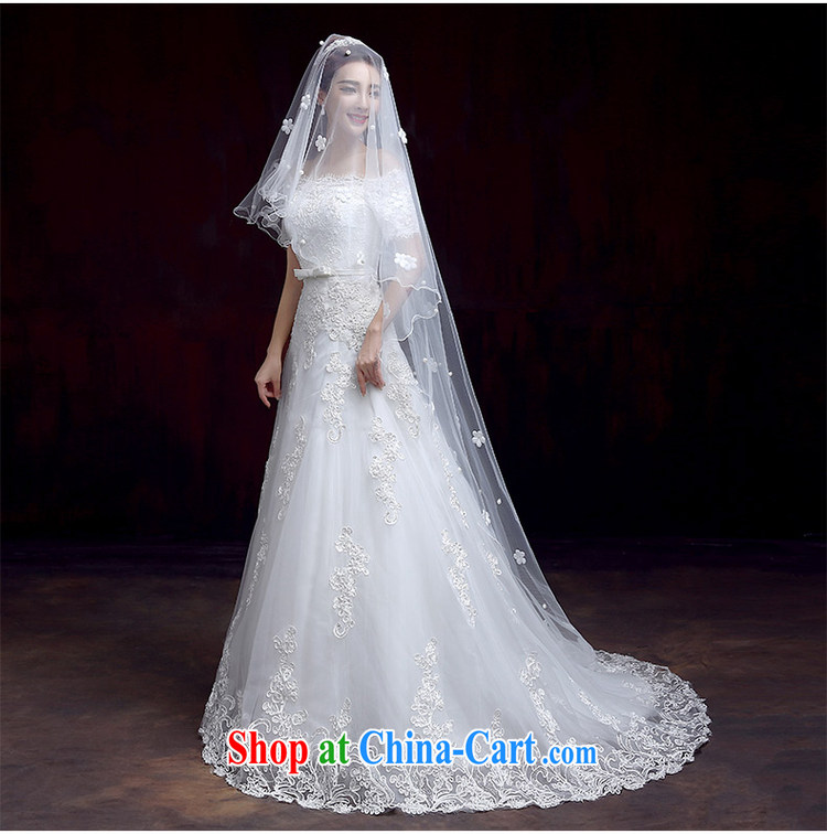 Italian designer 2015 new spring and summer wedding dresses and the Korean version stylish lace-tail crowsfoot field shoulder wedding long-sleeved A fields with pictures, price, brand platters! Elections are good character, the national distribution, so why buy now enjoy more preferential! Health