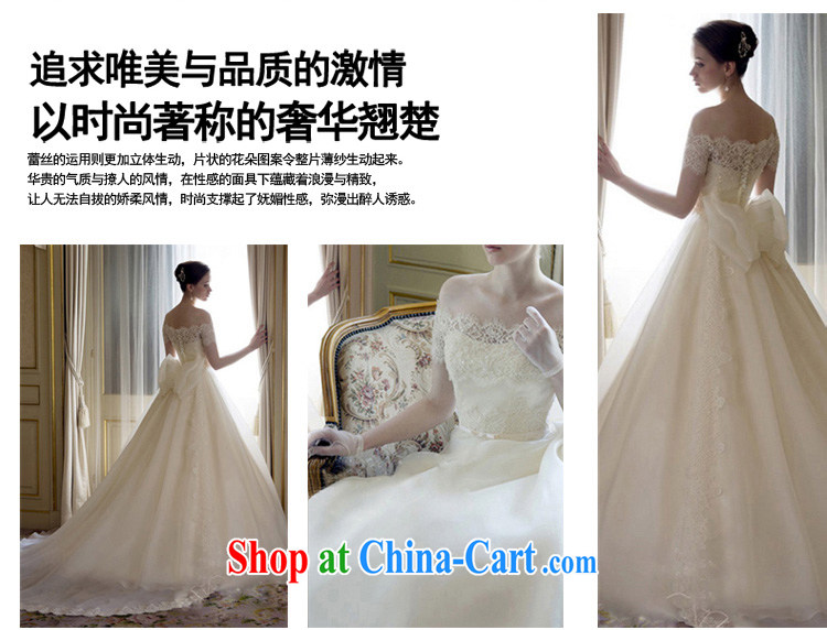 2015 new bride wedding field shoulder lace European root yarn long-tail wedding Korean Dream luxury trade white L pictures, price, brand platters! Elections are good character, the national distribution, so why buy now enjoy more preferential! Health