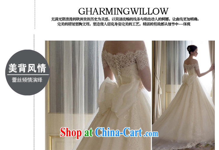 2015 new bride wedding field shoulder lace European root yarn long-tail wedding Korean Dream luxury trade white L pictures, price, brand platters! Elections are good character, the national distribution, so why buy now enjoy more preferential! Health