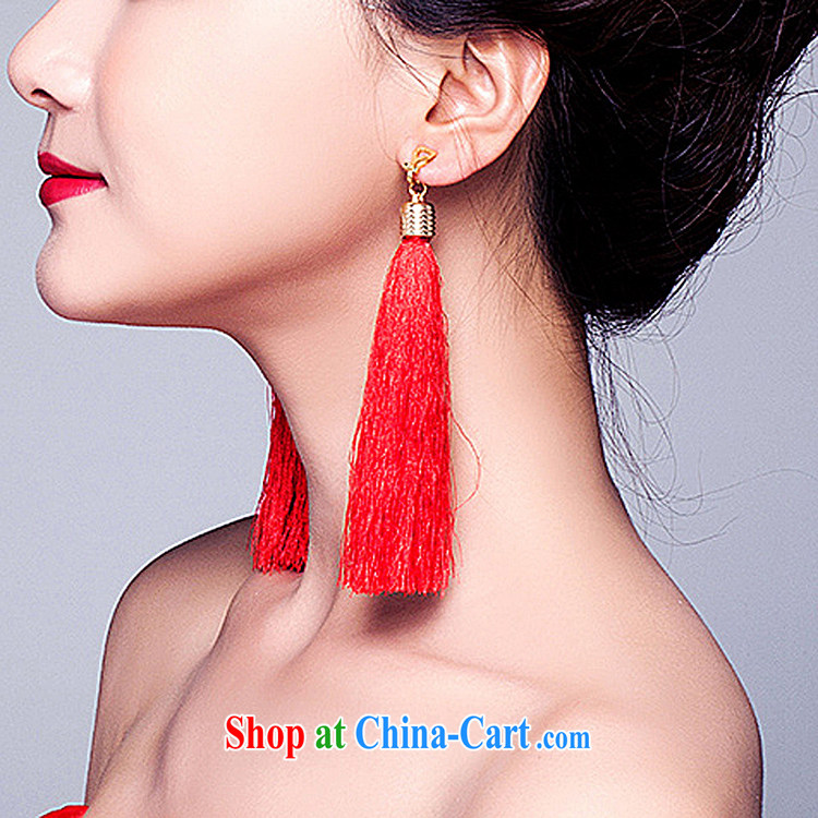 Syria Time 2015 new Chinese classical stream Su earrings marriages ear ornaments no if they pierced their ears ear clip dress with red are code pictures, price, brand platters! Elections are good character, the national distribution, so why buy now enjoy more preferential! Health