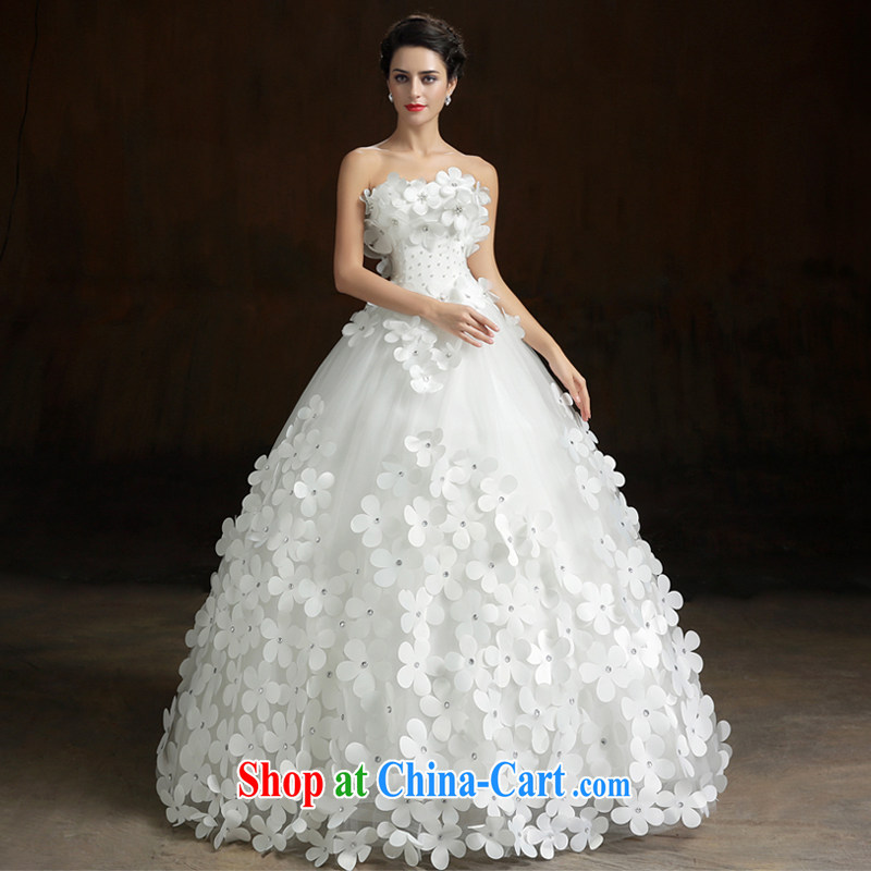 The beautiful yarn 2015 new, wipe the chest tail wedding dresses summer fashion a purely manual wedding, beauty video thin flowers heydays marriage a direct made to align paragraph L