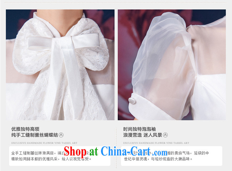 wedding dresses new 2015 long-tail affect theme clothing larger custom double-shoulder short-sleeved one shoulder wedding white XL pictures, price, brand platters! Elections are good character, the national distribution, so why buy now enjoy more preferential! Health
