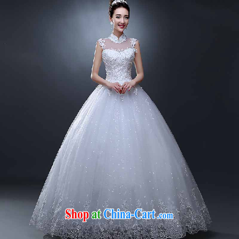 Wedding spring 2015 new stylish Korean version, for package shoulder wedding dresses summer beauty graphics thin straps with lace white. size is not and does not change, so Balaam, and shopping on the Internet