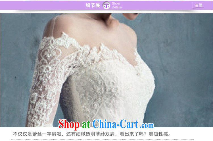 At Merlion wedding dresses 2015 new spring and summer fashion a Field shoulder lace cultivating long-sleeved package and the waist small trailing white tailored straps, pictures, price, brand platters! Elections are good character, the national distribution, so why buy now enjoy more preferential! Health