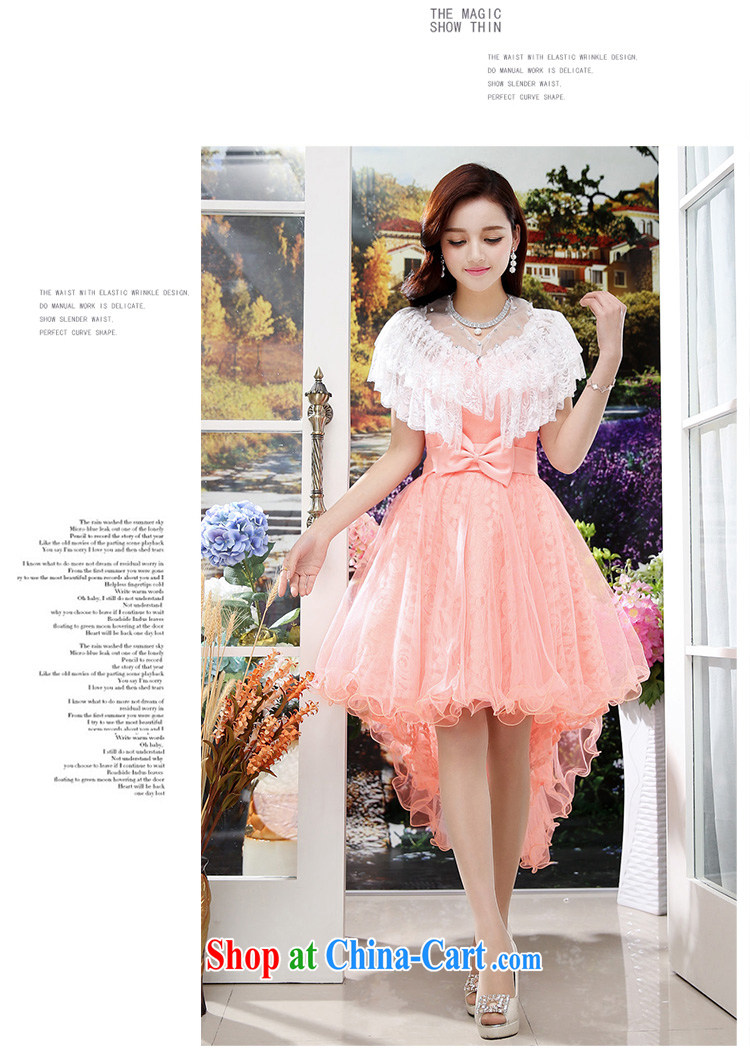Law, the 2015 summer elegant lady snow woven embroidery sleeveless dresses dress the skirt with sister bridesmaid clothing apricot M pictures, price, brand platters! Elections are good character, the national distribution, so why buy now enjoy more preferential! Health