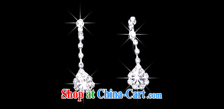 Rain is still clothing bridal style wedding jewelry set Korean-style hair accessories water drill with high quality wedding dress necklace earrings Crown wedding gift sets 4-piece set of pictures, price, brand platters! Elections are good character, the national distribution, so why buy now enjoy more preferential! Health