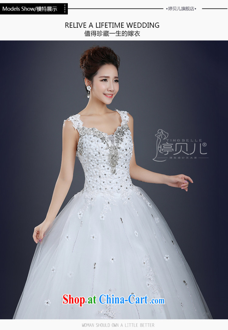 Ting Beverly wedding dresses shoulders 2015 spring and summer New Field shoulder with Korean-style bridal white simple drill beauty wedding white XXL pictures, price, brand platters! Elections are good character, the national distribution, so why buy now enjoy more preferential! Health