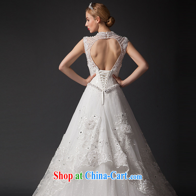 It is not the JUSERE high-end wedding dresses 2015 new stylish wedding with Openwork wiped his chest nails Pearl package shoulder marriages waist-high-tail white tailored, by no means, that, on-line shopping