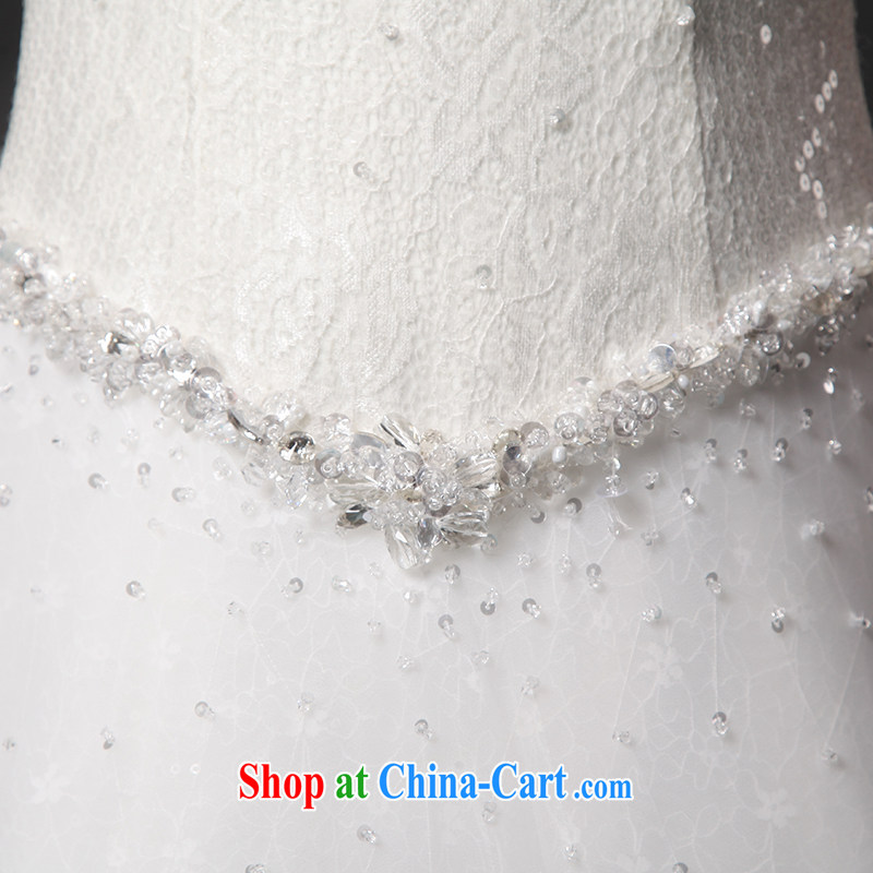 It is not the JUSERE high-end wedding dresses 2015 new stylish wedding with Openwork wiped his chest nails Pearl package shoulder marriages waist-high-tail white tailored, by no means, that, on-line shopping