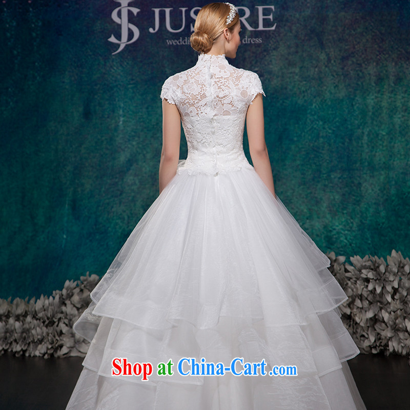 It is not the JUSERE high-end wedding dresses, Japan, and South Korea wedding bridal marriage with dress pure white European and American wind lace shaggy dress white tailored, by no means, and, on-line shopping