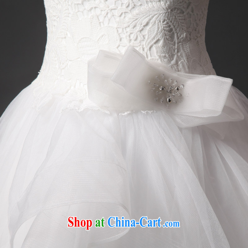 It is not the JUSERE high-end wedding dresses, Japan, and South Korea wedding bridal marriage with dress pure white European and American wind lace shaggy dress white tailored, by no means, and, on-line shopping