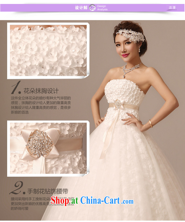 2015 spring and summer new stylish and wiped his chest flowers with wedding dresses Korean layout sweet tie-cultivating graphics thin white tailored pictures, price, brand platters! Elections are good character, the national distribution, so why buy now enjoy more preferential! Health