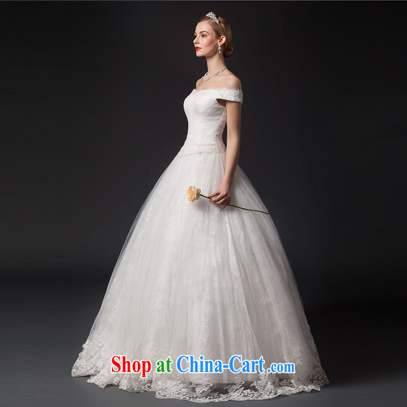 It is not the JUSERE high-end wedding dresses 2015 New Field shoulder bare chest-waist graphics thin graphics high-lace lace marriages with white 6, by no means, and, shopping on the Internet