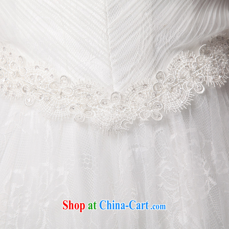 It is not the JUSERE high-end wedding dresses 2015 New Field shoulder bare chest-waist graphics thin graphics high-lace lace marriages with white 6, by no means, and, shopping on the Internet