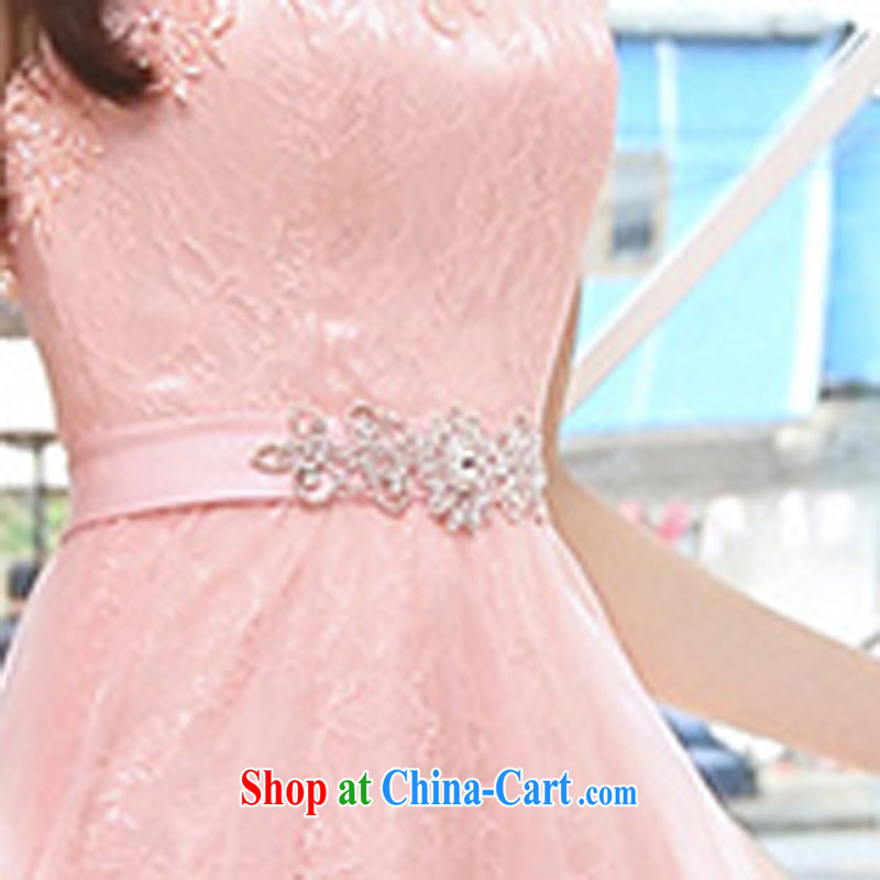 2015 summer dress upscale Greek goddess long skirt wedding dress bridesmaid sister mission snow woven dresses bows as well as annual meetings presided over the ceremony dress pink XL charm, as well as Asia and (Charm Bali), online shopping