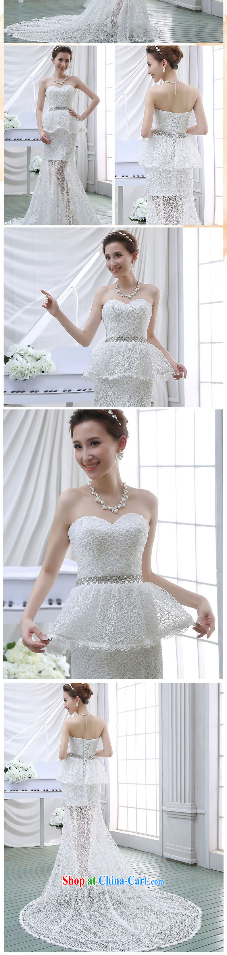 wedding dresses new 2015 luxury lace-up collar Openwork tail-waist graphics thin crowsfoot retro wedding white L pictures, price, brand platters! Elections are good character, the national distribution, so why buy now enjoy more preferential! Health