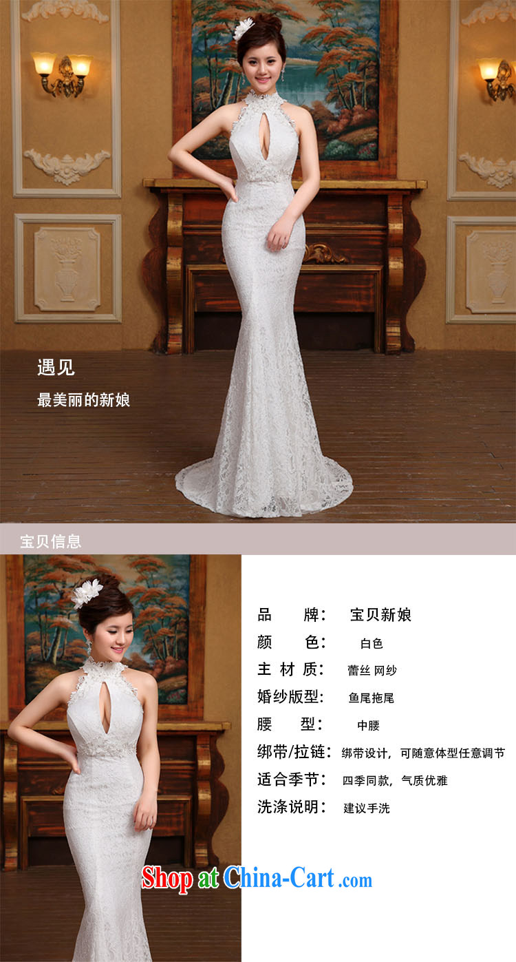wedding dresses 2015 new lace hangs also received back at Merlion wedding beauty, white L pictures, price, brand platters! Elections are good character, the national distribution, so why buy now enjoy more preferential! Health