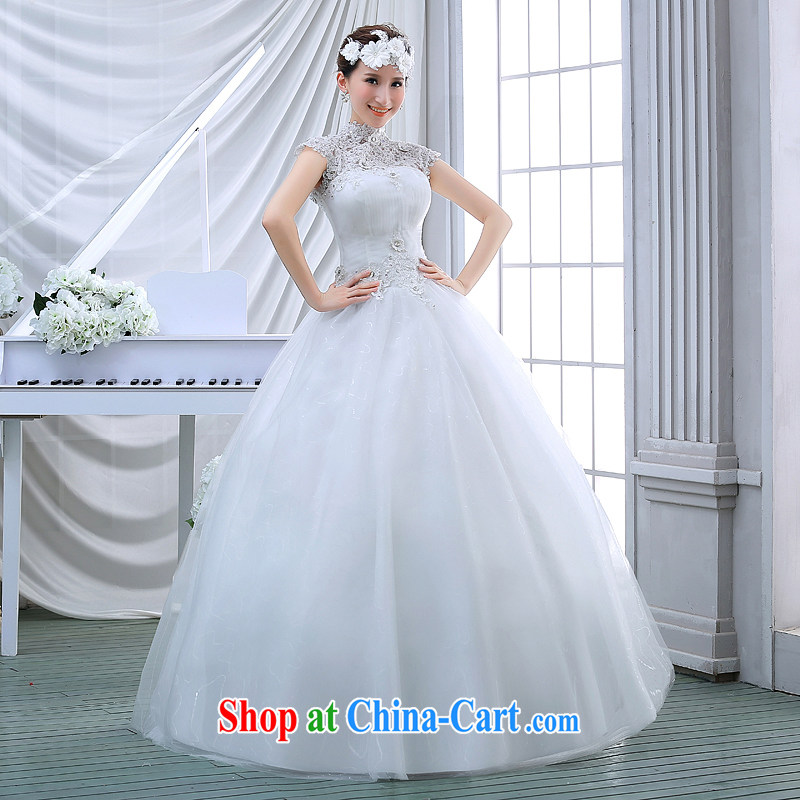 Diamond lace back exposed Korean Princess bride tied with a shoulder wedding dresses spring 2015 new white L, my dear Bride (BABY BPIDEB), shopping on the Internet