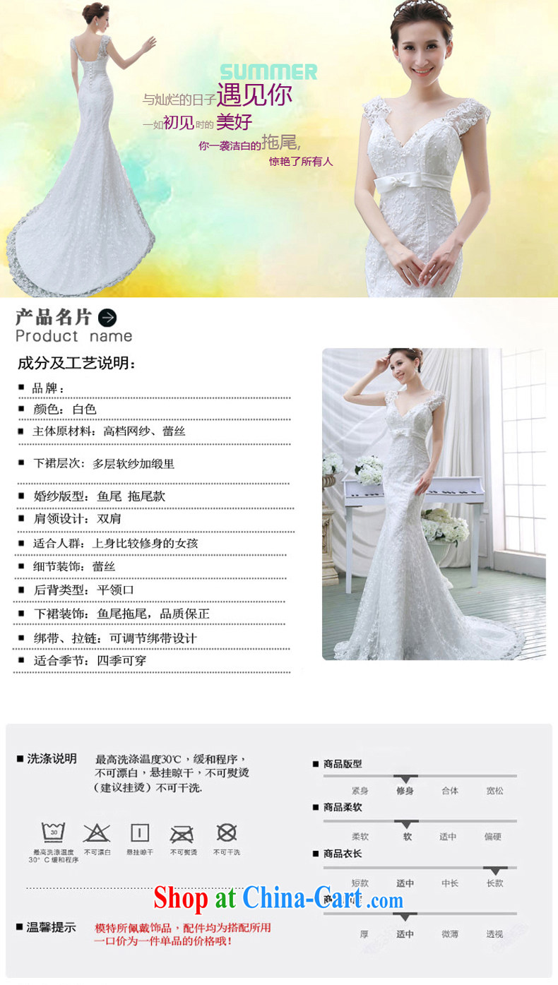 wedding dresses 2015 new V collar lace long-sleeved beauty graphics thin crowsfoot small fragrant wind wedding dresses white L pictures, price, brand platters! Elections are good character, the national distribution, so why buy now enjoy more preferential! Health