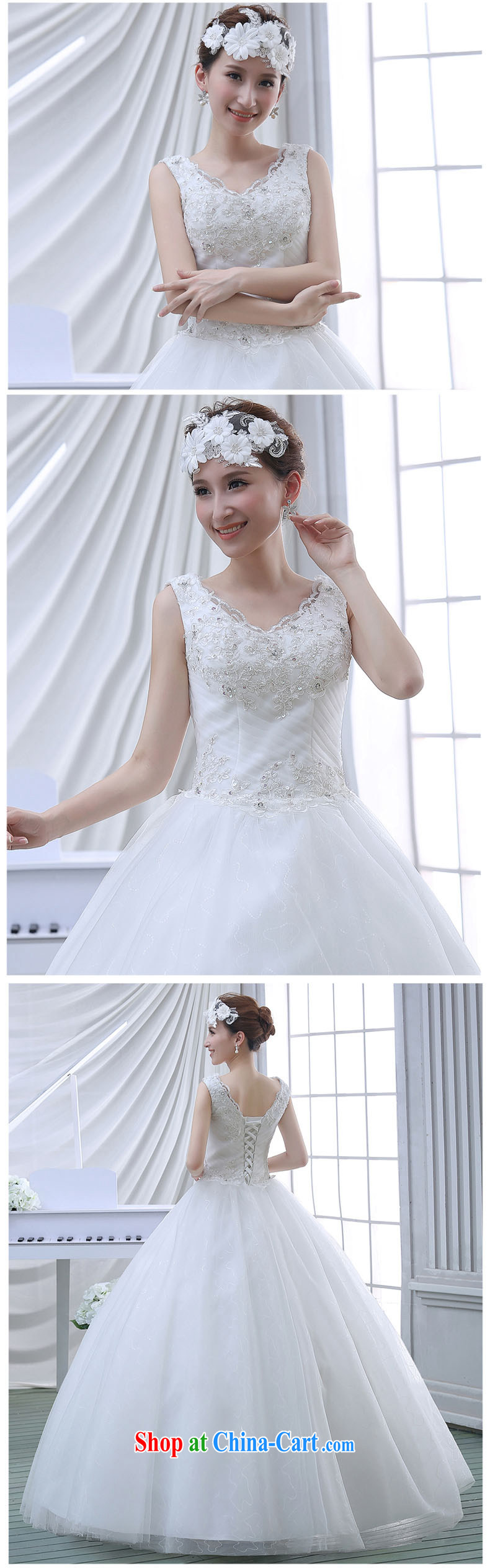 wedding dresses 2015 spring new lace shoulders Diamond Deluxe with wedding white M pictures, price, brand platters! Elections are good character, the national distribution, so why buy now enjoy more preferential! Health
