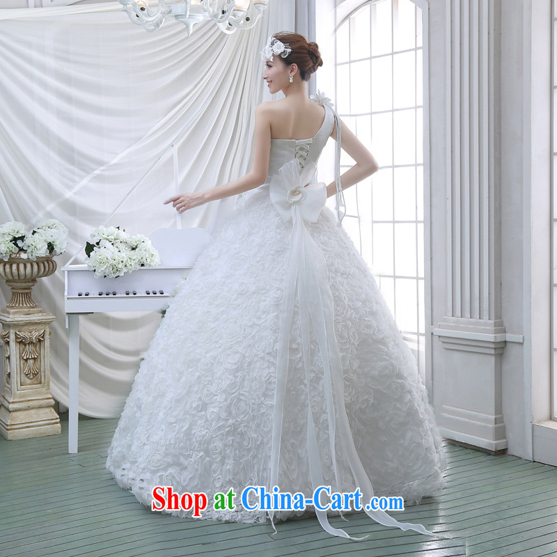 wedding dresses 2015 new Korean bridal lace the code with marriage spring evening dress small trailing white M, Diane M Qi, shopping on the Internet
