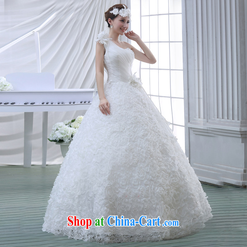 wedding dresses 2015 new Korean bridal lace the code with marriage spring evening dress small trailing white M, Diane M Qi, shopping on the Internet