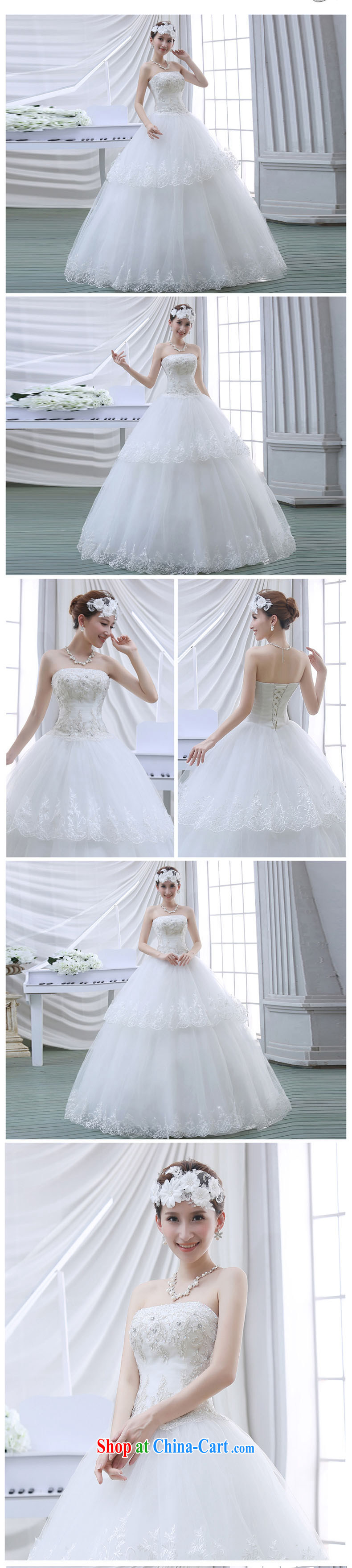 Spring 2015 new wedding dresses flowers lace retro tied with Korean Princess sweet wiped his chest, wedding white S pictures, price, brand platters! Elections are good character, the national distribution, so why buy now enjoy more preferential! Health