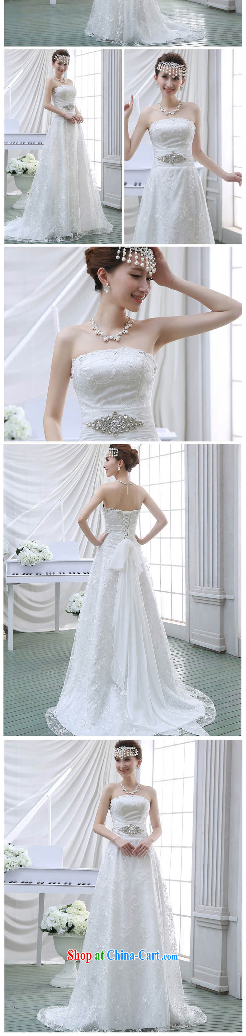 New 2015 wedding dresses bare chest small tail crowsfoot style beauty Korean bridal lace with the Code winter white M pictures, price, brand platters! Elections are good character, the national distribution, so why buy now enjoy more preferential! Health