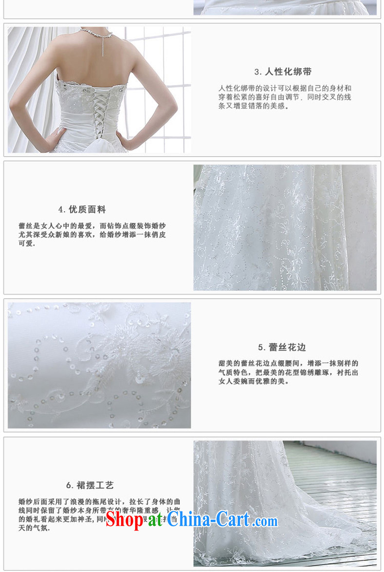 New 2015 wedding dresses bare chest small tail crowsfoot style beauty Korean bridal lace with the Code winter white M pictures, price, brand platters! Elections are good character, the national distribution, so why buy now enjoy more preferential! Health
