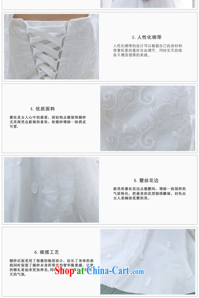 wedding dresses 2015 new summer wedding wedding lace stylish Korean long-tail field shoulder wedding white M pictures, price, brand platters! Elections are good character, the national distribution, so why buy now enjoy more preferential! Health