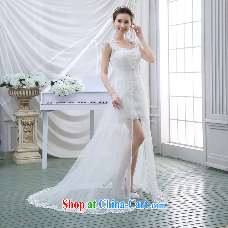 Show go show wedding dresses 2014 new stylish Korean winter two-part kit and the dress the dress white M, Diane M-kay, shopping on the Internet