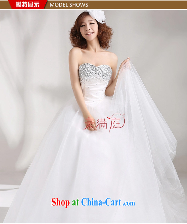 2015 Ho full Chamber new wedding dresses Korean modern luxury with parquet drill erase chest strap beauty wedding white white XL pictures, price, brand platters! Elections are good character, the national distribution, so why buy now enjoy more preferential! Health