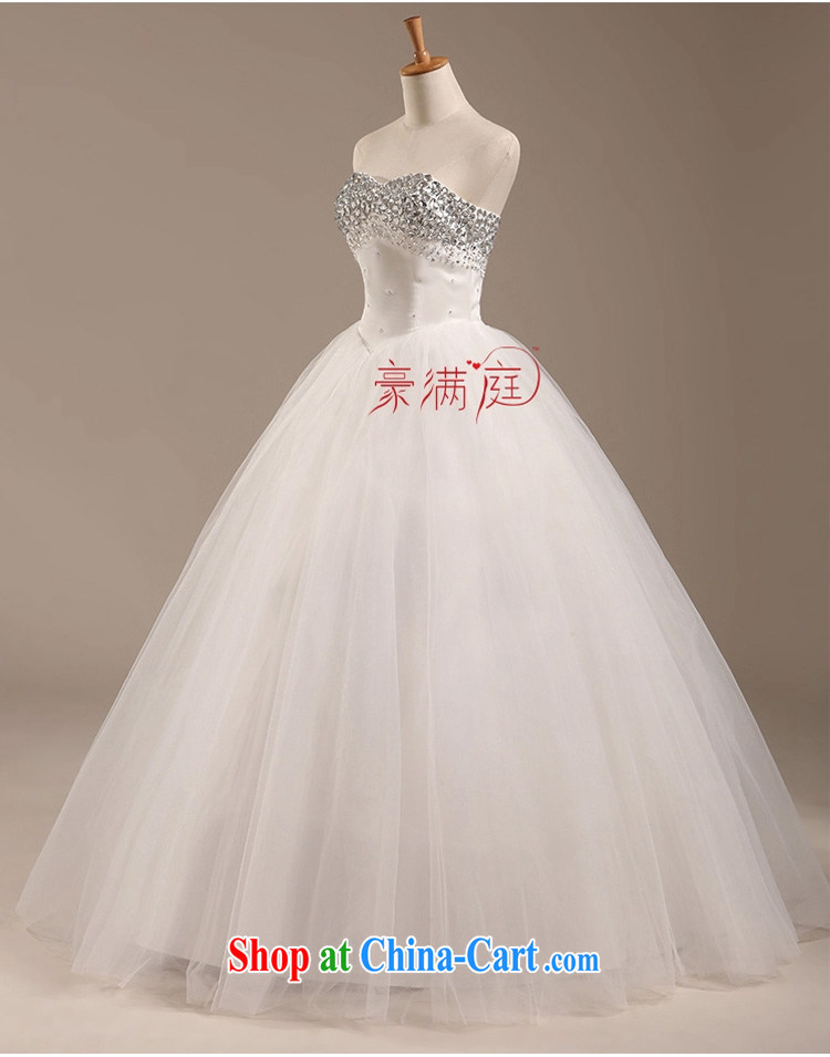 2015 Ho full Chamber new wedding dresses Korean modern luxury with parquet drill erase chest strap beauty wedding white white XL pictures, price, brand platters! Elections are good character, the national distribution, so why buy now enjoy more preferential! Health
