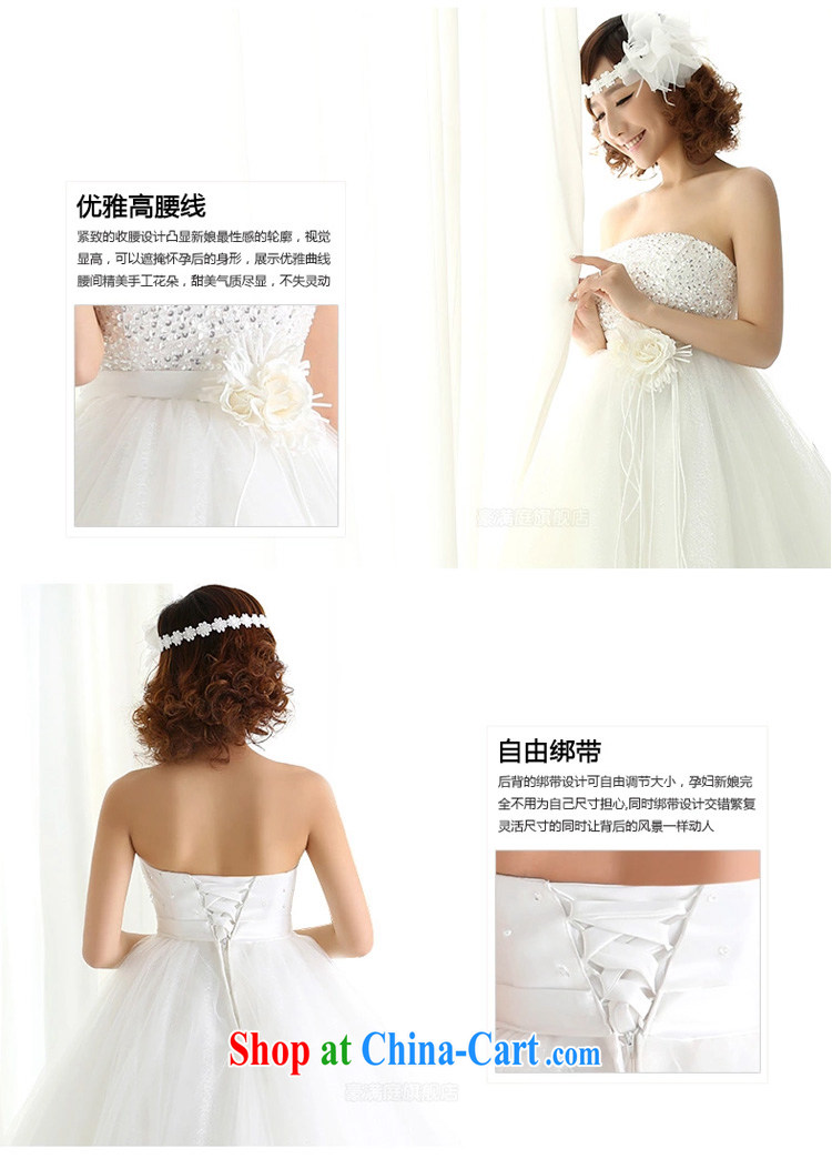 wedding dresses new 2015 Korean version with bare chest straps bridal graphics thin large, pregnant wedding high-waist white XL pictures, price, brand platters! Elections are good character, the national distribution, so why buy now enjoy more preferential! Health