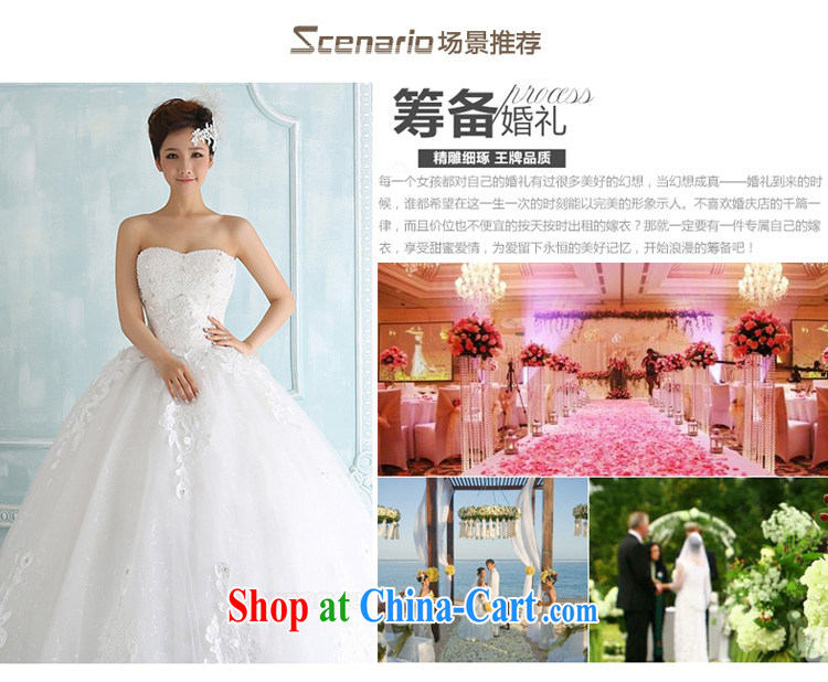 2015 new winter wedding dresses lace, wipe off chest strap Korean with wedding photo building theme clothing white white XL pictures, price, brand platters! Elections are good character, the national distribution, so why buy now enjoy more preferential! Health