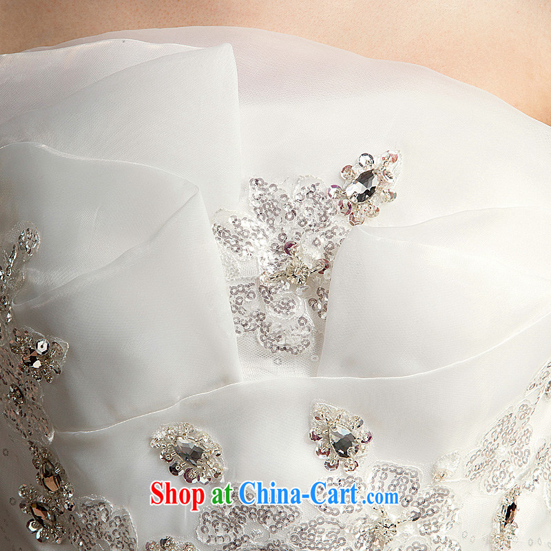Howard Johnson Ginwa Plaza full Chamber wedding dresses new 2015 diamond stylish lace tie-erase chest bridal with custom wedding white XL, Ho full Chamber, shopping on the Internet