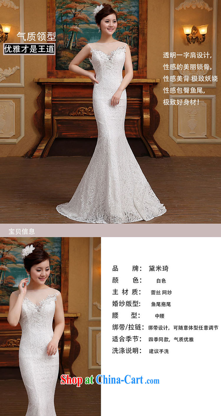 2015 new wedding Korean fashion a Field shoulder buds silk yarn small tail bridal wedding white M pictures, price, brand platters! Elections are good character, the national distribution, so why buy now enjoy more preferential! Health