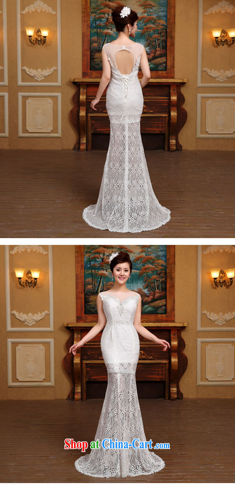 Cultivating crowsfoot wedding dresses white lace sexy exposed back 2015 new dual-shoulder retro bridal wedding dresses trailing white M pictures, price, brand platters! Elections are good character, the national distribution, so why buy now enjoy more preferential! Health