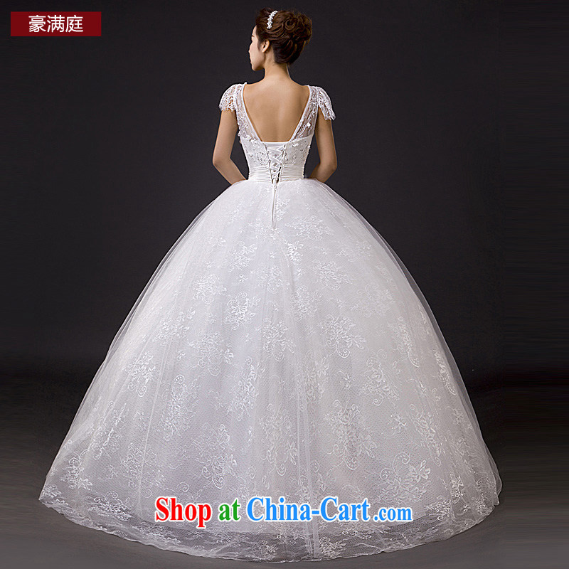 wedding dresses 2015 new spring and summer wedding a Field shoulder dual pack shoulder short-sleeved top, mine, with bridal wedding dress white XL, Ho full Chamber, on-line shopping
