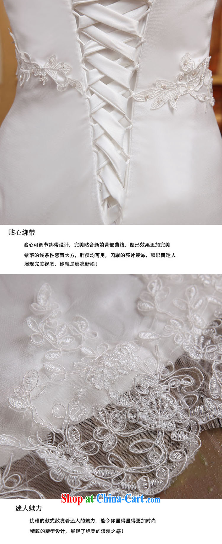 wedding dresses spring 2015 new crowsfoot wedding bridal beauty graphics thin smears chest tail wedding lace white M pictures, price, brand platters! Elections are good character, the national distribution, so why buy now enjoy more preferential! Health