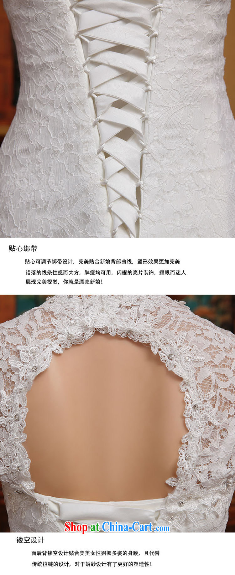 wedding dresses new spring 2015 the Field shoulder V collar tail crowsfoot marriages shoulders beauty lace wedding female white M pictures, price, brand platters! Elections are good character, the national distribution, so why buy now enjoy more preferential! Health