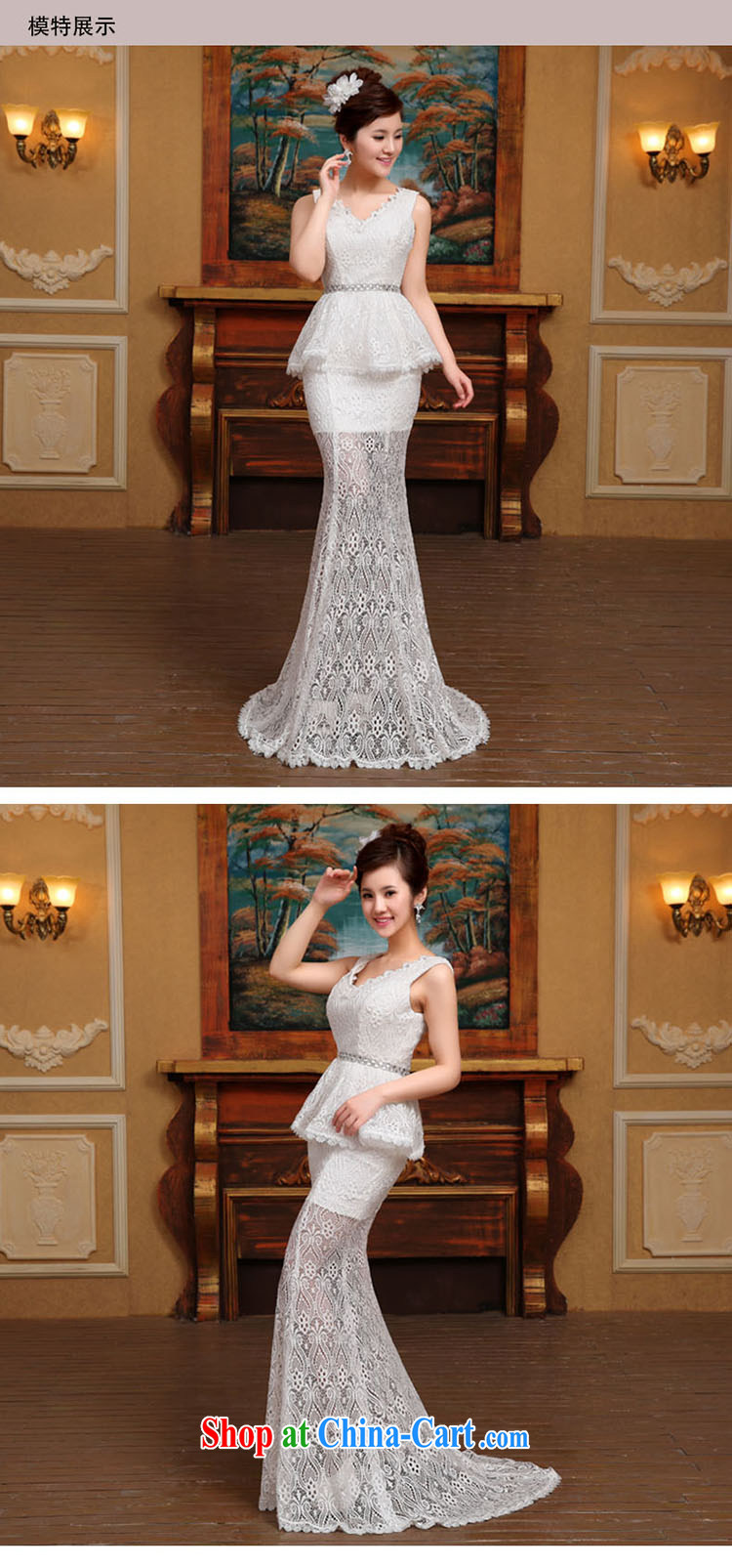 2015 spring and summer fashion Korean bridal wedding dresses the waist crowsfoot tail strap languages with special white M pictures, price, brand platters! Elections are good character, the national distribution, so why buy now enjoy more preferential! Health